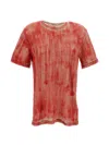 Comme Des Garçons Multicolour Crew Neck T-shirt In Multicolor