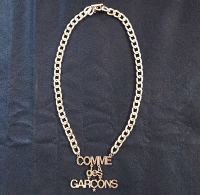 Pre-owned Comme Des Garçons Necklace In Gold