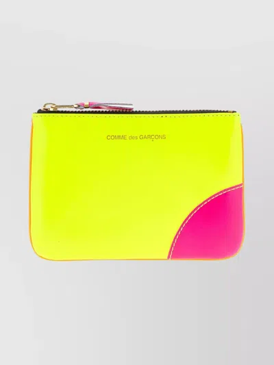 Comme Des Garçons Neon Contrast Card Holder