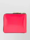 Comme Des Garçons Fluo Leather Line Wallets And Card Holders Fuchsia