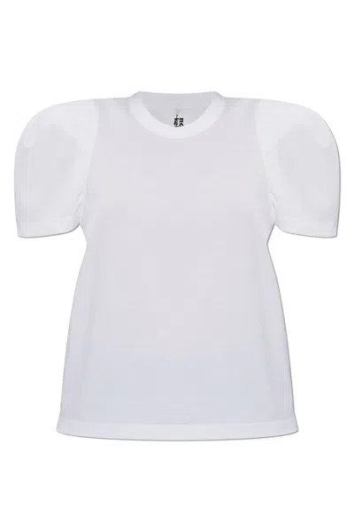 Comme Des Garçons Cotton T-shirt In White