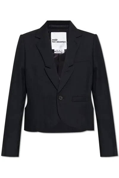 Comme Des Garçons Long-sleeved Suit Jacket In Black
