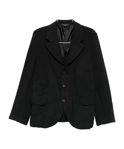 Comme Des Garçons Long-sleeved Suit Jacket In Black