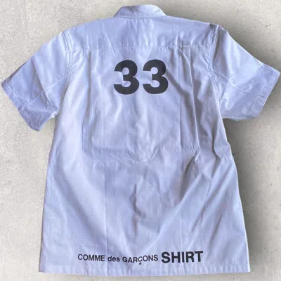 Pre-owned Comme Des Garçons Number 33 Shirt In White