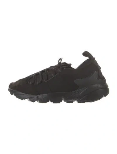 Pre-owned Comme Des Garçons Nylon Sneakers In Black