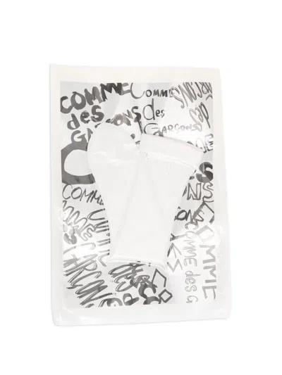 Comme Des Garçons Nylon Socks In White