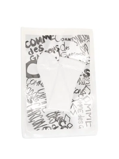 Comme Des Garçons Nylon Socks In White