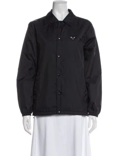 Pre-owned Comme Des Garçons Nylon Utility Jacket In Black