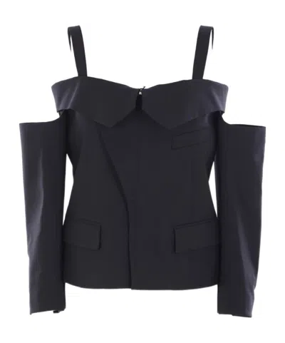 Comme Des Garçons Off Shoulder Jacket