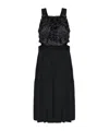 Comme Des Garçons Off-the-shoulder Dress In Black