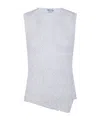 Comme Des Garçons Openwork Top In White