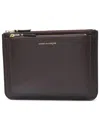 Comme Des Garçons Outside Pocket Detailed Wallet In Brown