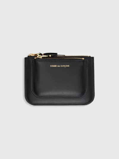 Comme Des Garçons Outside Pocket Wallet In Black