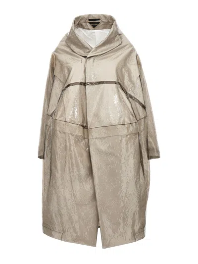 COMME DES GARÇONS OVERSIZE TEXTURE TRENCH COAT