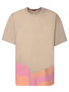 Comme Des Garçons Graphic-print Short Sleeved T-shirt In Neutral