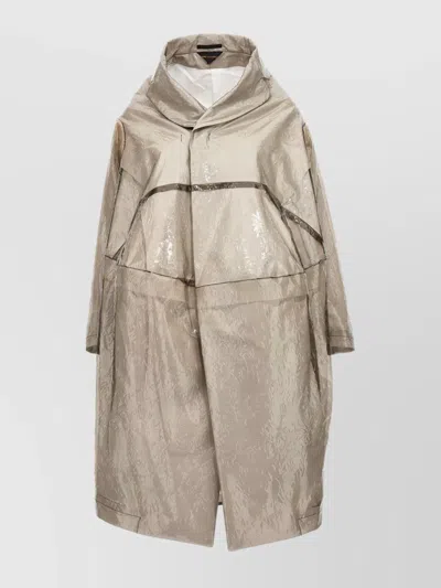 COMME DES GARÇONS OVERSIZED TRENCH COAT SHINY FINISH