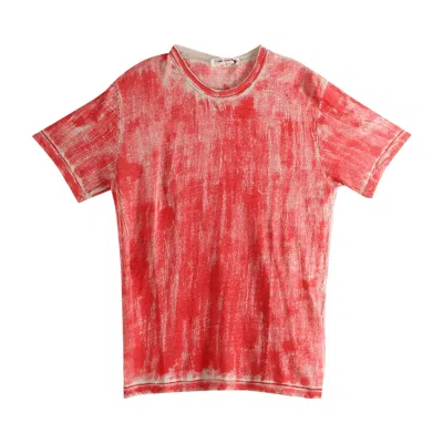 Pre-owned Comme Des Garçons Oversized T-shirt 'ecru/red' | Women's Size S