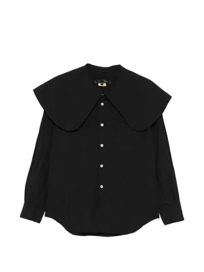 Comme Des Garçons Oversized-collar Shirt In Black