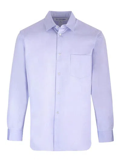 Comme Des Garçons Oxford Cotton Shirt In Blue