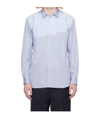 Comme Des Garçons Panelled Checkered Shirt