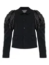 Comme Des Garçons Long-sleeved Suit Jacket In Black
