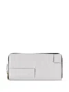Comme Des Garçons Panelled Zip-around Wallet In Gray