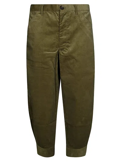 Comme Des Garçons Comme Des Garcons Pantalone Corduroy In Kaki