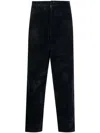 Comme Des Garçons Shirt Twill Cargo Pants With Belt Loops In Black