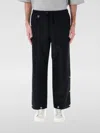 Comme Des Garçons Buttoned Pant With Elasticated Waist In Black