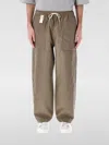 Comme Des Garçons Relaxed-fit Buttoned Pants With Side Detailing In Grey