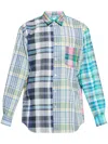 Comme Des Garçons Shirt Plaid Collar Button-down