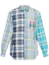 Comme Des Garçons Shirt Plaid Collar Button-down
