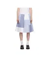 Comme Des Garçons Patchwork Striped Shorts