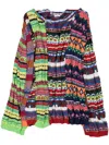 Comme Des Garçons Multicolor Patchwork Sweater In Multicolour