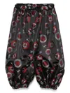 Comme Des Garçons Pants In Black Polyester In Black