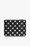 Comme Des Garçons Patterned Pouch In Black