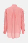 Comme Des Garçons Patterned Shirt In Pink
