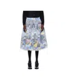 Comme Des Garçons Patterned Skirt In Multi