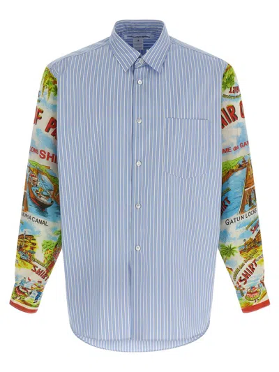 COMME DES GARÇONS COMME DES GARÇONS PATTERNED SLEEVE SHIRT