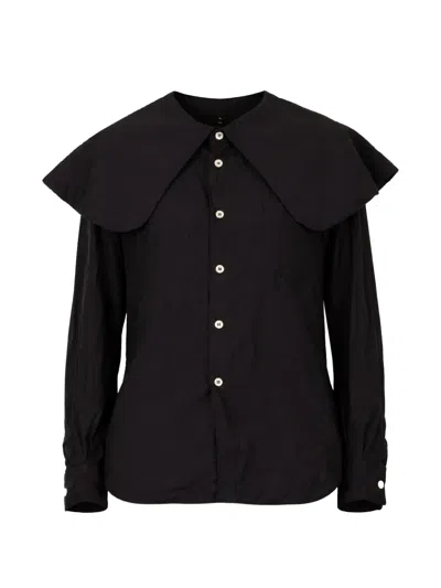 Comme Des Garçons Pilgrim Collar Blouse In Black