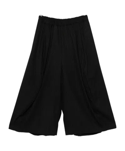 COMME DES GARÇONS COMME DES GARÇONS PINESTRIPED CROPPED TROUSERS
