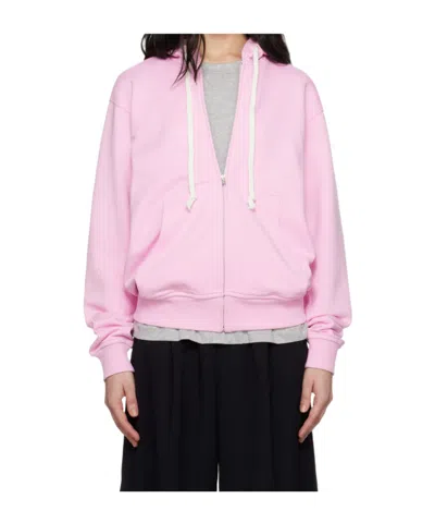 Comme Des Garçons Pink Zip Hoodie