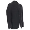 Comme Des Garçons Comme Des Garcons Pinstripe Wool Sportswear Construction Blazer In Black