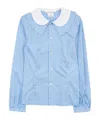 Comme Des Garçons Plaid Shirt In Blue