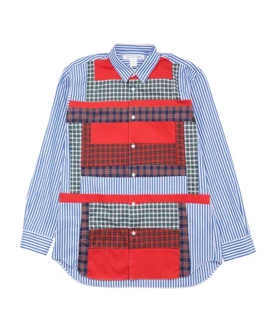 Comme Des Garçons Plaid Shirt In Multi