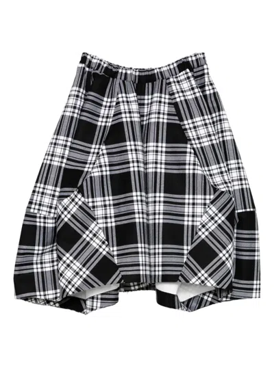 COMME DES GARÇONS PLAID SKORTS