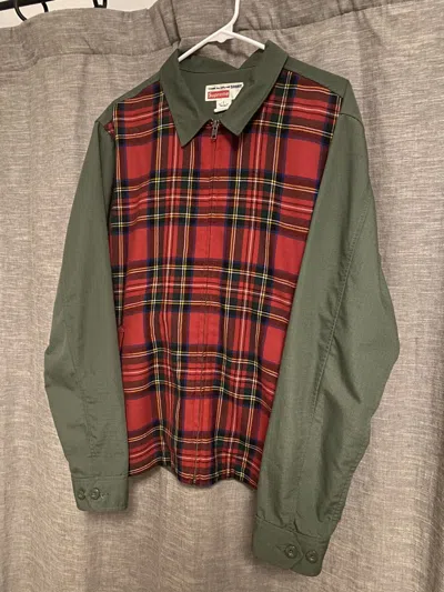 Pre-owned Comme Des Garçons Plaid Work Jacket In Multi