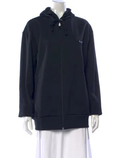 Pre-owned Comme Des Garçons Play 2018 Crew Neck Hoodie In Black