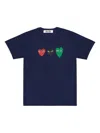 Comme Des Garçons Play 3 Brothers T-shirt In Black