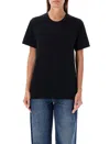 Comme Des Garçons Play Logo Detailed Crewneck T-shirt In Black